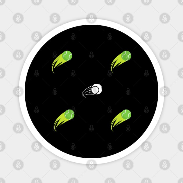 Tennis Lover Magnet by BlackMeme94